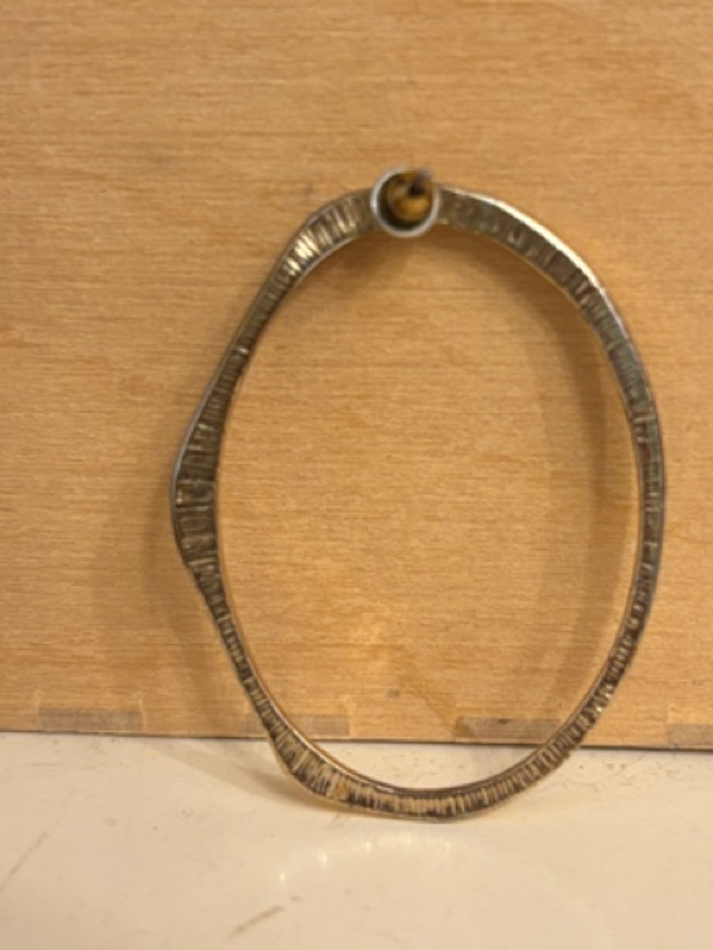 🌟4 for $20 Reitmans Gold Irregular Oval Hoop Earrings - Picture 2 of 4